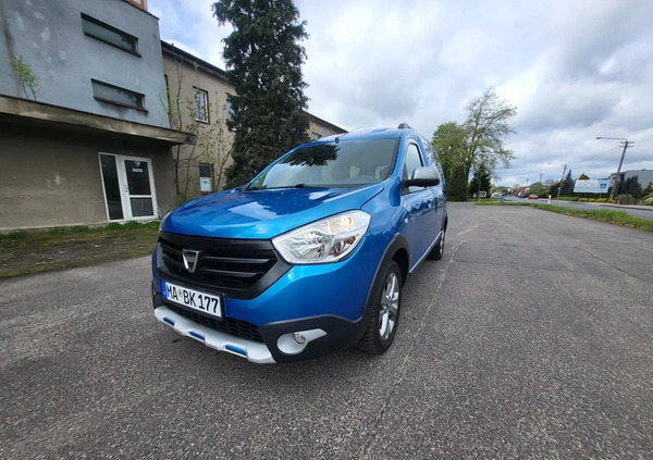 Dacia Dokker cena 32800 przebieg: 134850, rok produkcji 2015 z Złotów małe 781